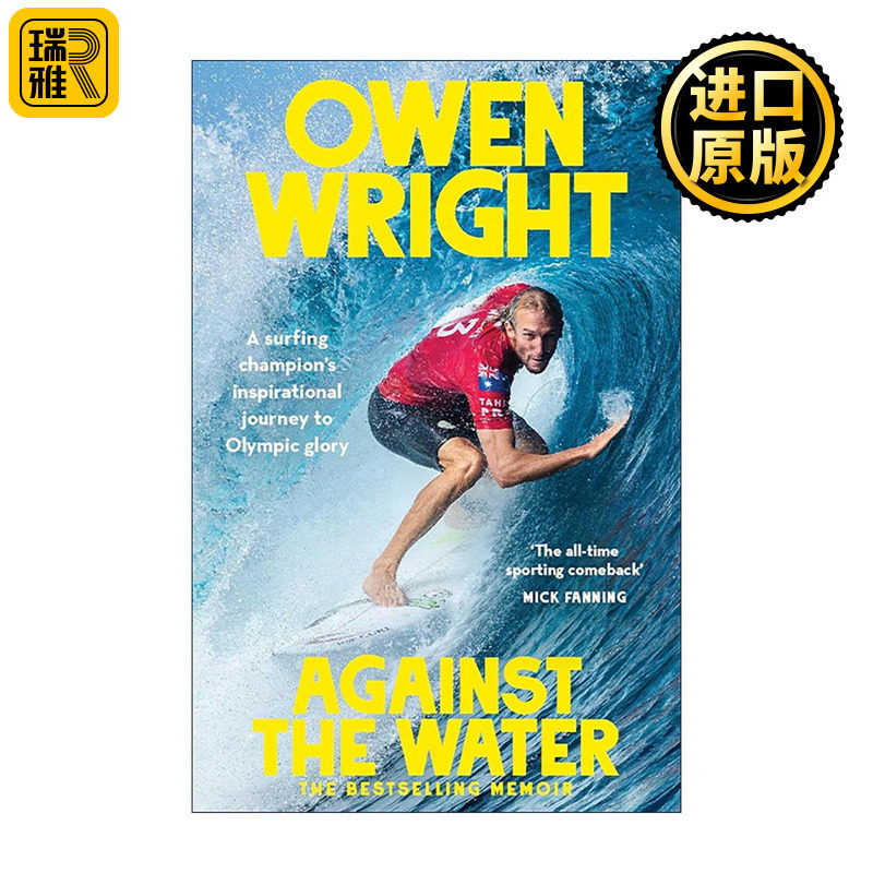 英文原版 Against The Water 欧文·赖特传记 冲浪运动员 英文版 进口英语原版书籍