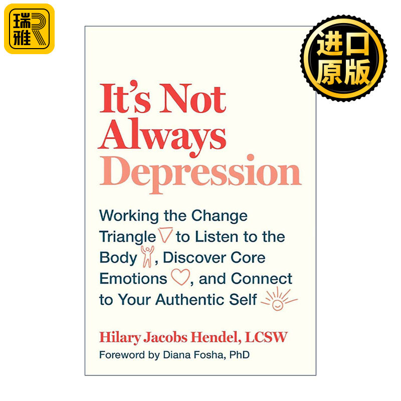 英文原版 It's Not Always Depression 不只是忧郁 心理治疗师教你面对情绪根源 告別抑郁 释放压力 精装 英文版进口英语原版书籍