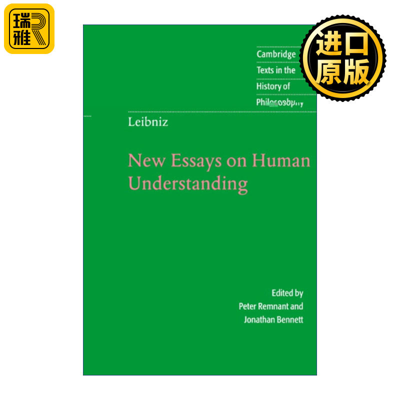 英文原版 Leibniz: New Essays on Human Understanding 莱布尼茨 人类理智新论 剑桥哲学史文本系列