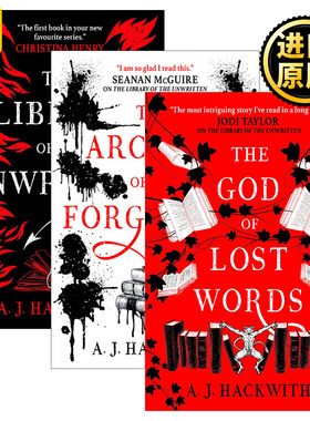 A Novel from Hell's Library 地狱图书馆系列3册 英文原版