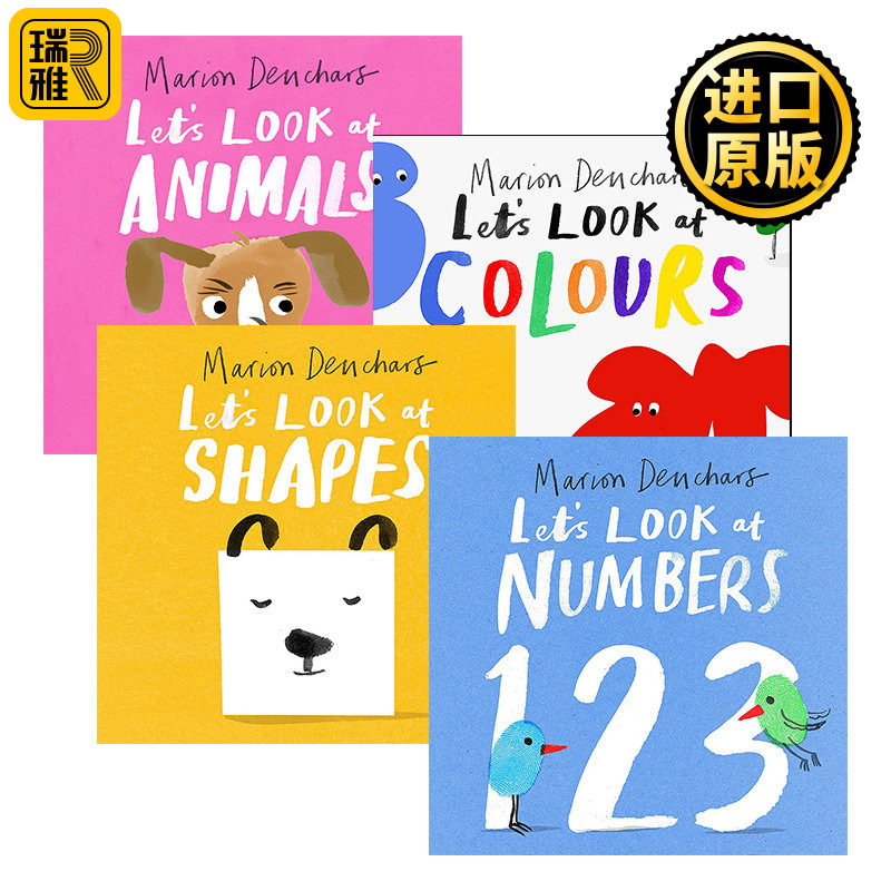 Let’s Look at... 让我们看看系列4册 儿童艺术视觉启蒙绘本 英文原版