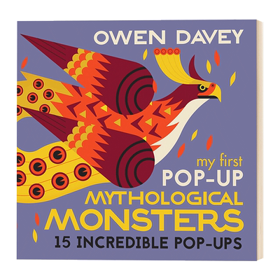 神话动物 立体书 英文原版 My First Pop-Up Mythological Monsters 英文版 Owen Davey 全英文版进口原版英语书籍