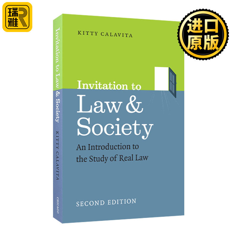 英文原版 Invitation to Law and Society 法律与社会邀请函，第二版 物法研究导论 社会学 Kitty Calavita 英文版 进口英语书籍