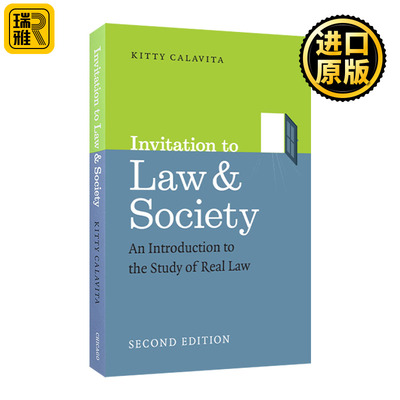 英文原版 Invitation to Law and Society 法律与社会邀请函，第二版 物法研究导论 社会学 Kitty Calavita 英文版 进口英语书籍