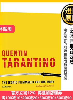 昆汀塔伦蒂诺电影艺术画册设定集  Quentin Tarantino The iconic filmmaker and his work 英文原版英文版 进口原版英语书籍