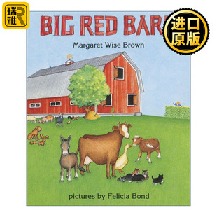 纸板书 Big 红红大谷仓 Barn 凯迪克作者玛格丽特怀兹布朗儿童绘本 Red
