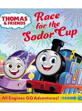 英文原版 Thomas and Friends Race For the Sodor Cup 托马斯小火车动画电影官方绘本 索多岛杯竞速大赛 英文版 进口英语原版书籍