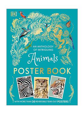 英文原版 An Anthology of Intriguing Animals Poster Book 有趣动物集海报书 DK自然科普百科 英文版 进口英语原版书籍