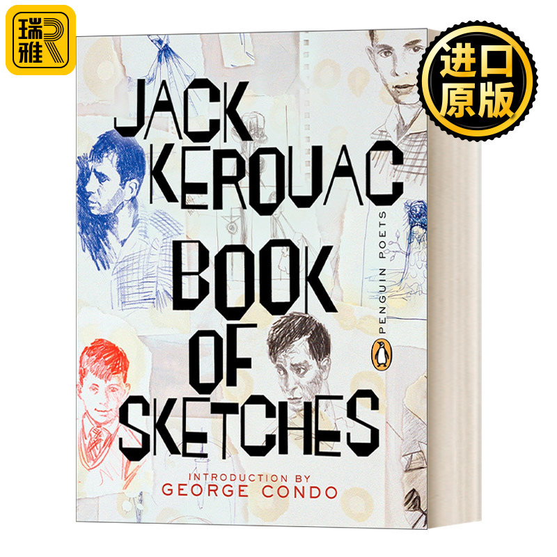 英文原版 Book of Sketches Penguin Poets素描集企鹅诗人系列 Jack Kerouac英文版进口英语原版书籍
