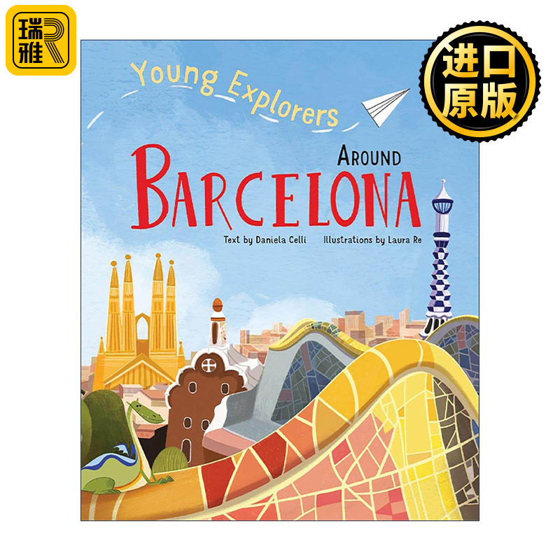 英文原版 Young Explorers Around Barcelona 小小探险家 巴塞罗那环游记 儿童科普百科绘本精装 英文版 进口英语原版书籍