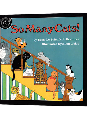 各种各样的猫 英文原版 So Many Cats 汪培珽一阶段绘本 儿童睡前故事图画书英文版 De Regniers Beatrice Schenk进口英语原版书籍