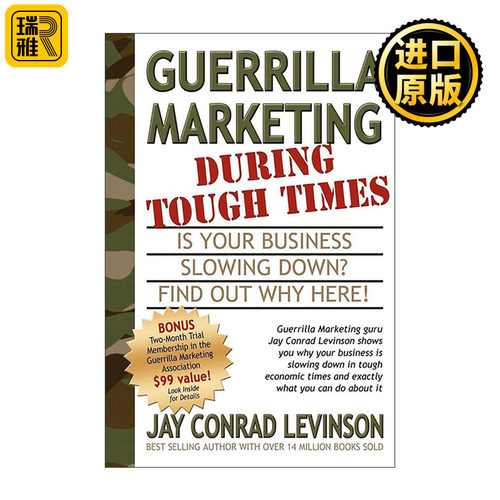 英文原版 Guerrilla Marketing During Tough Times 艰难时期的游击营销指南 英文版 进口英语原版书籍