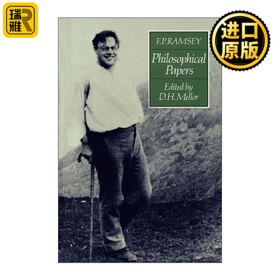 英文原版 F P Ramsey Philosophical Papers F.P.拉姆齐 哲学文集 英文版 进口英语原版书籍