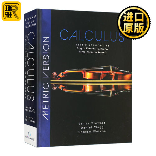 单变量微积分 第9版 英文原版 Single Variable Calculus Early Transcendentals Metric 精装James Stewart 斯图瓦特 英语书籍