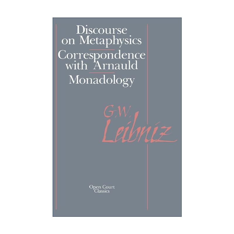 英文原版 The Discourse on Metaphysics 论形而上学 与阿尔诺/单子论的对应 德国哲学家莱布尼茨 英文版 进口英语原版书籍