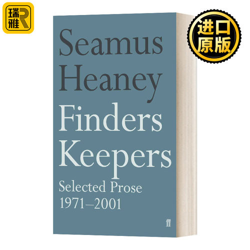 Finders Keepers 谢默斯希尼 诗歌集 英文原版文集书籍