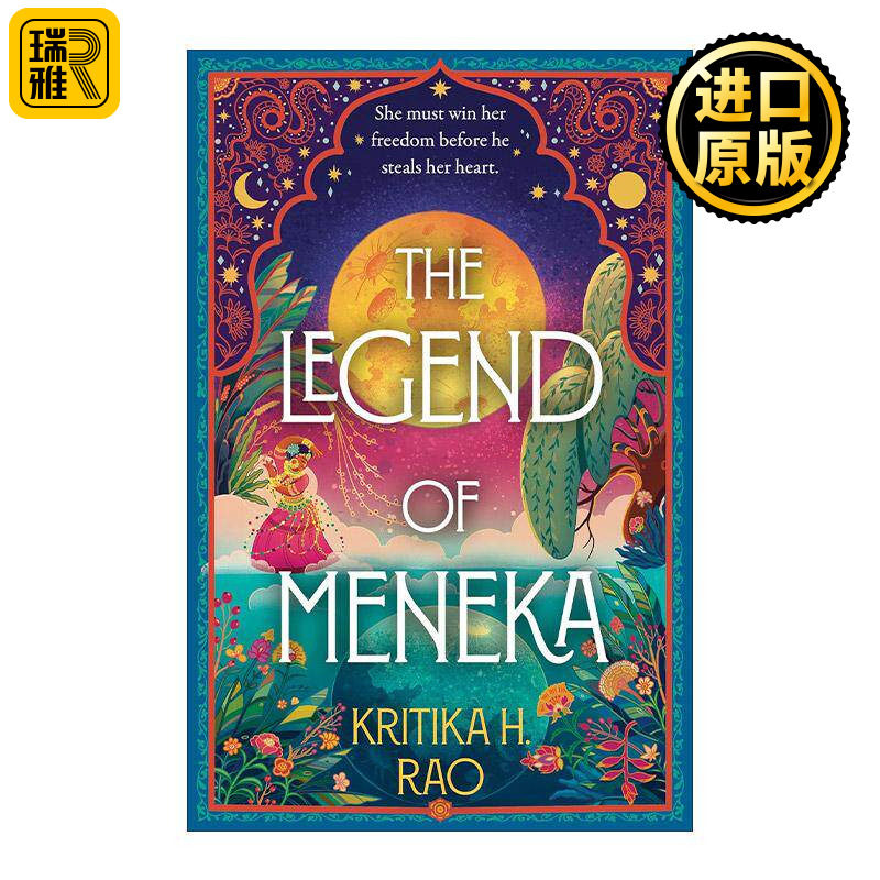 英文原版 The Legend of Meneka 米内卡传奇 天国舞者系列1 Kritika H. Rao 印度神话奇幻浪漫小说 英文版 进口英语原版书籍