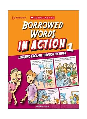 英文原版 Borrowed Words In Action 1 学乐画中画 外来词卷1 英文版 进口英语原版书籍