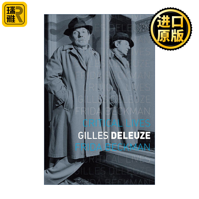 英文原版 Gilles Deleuze 吉尔·德勒兹传 法国后现代主义哲学家 关键人物评传系列 英文版 进口英语原版书籍
