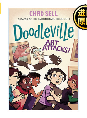 英文原版 Doodleville 02: Art Attacks! 2 Chad Sell