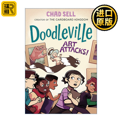 英文原版 Doodleville 02: Art Attacks! 2 Chad Sell
