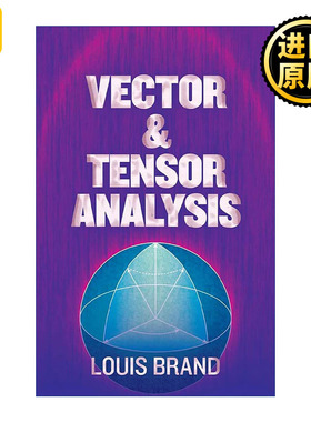 英文原版 Vector and Tensor Analysis Dover Books on Mathematics 矢量与张量分析 数学 Louis Brand 英文版 进口英语原版书籍