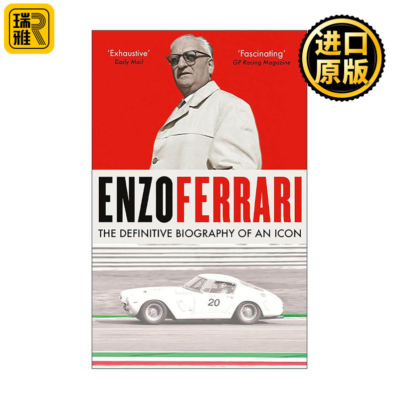 英文原版 Enzo Ferrari 恩佐·法拉利传记 法拉利汽车创始人 英文版 进口英语原版书籍