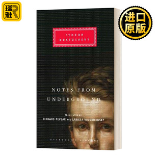 陀思妥耶夫斯基 小说 地下笔记 英文原版 英文版 进口英语原版 From Dostoevsky Notes 书籍 Underground Fyodor 精装