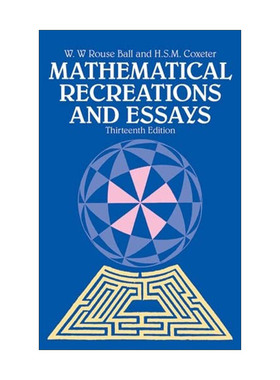 正版 Mathematical Recreations and Essays 英文原版 进口英语书籍