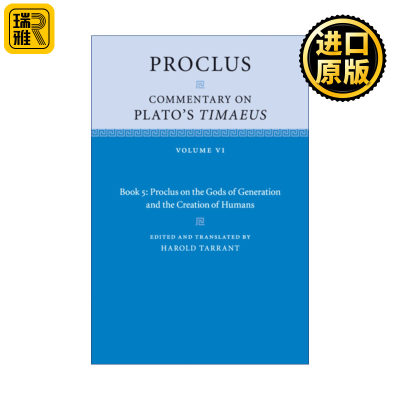 Proclus Commentary on Platos Timaeus 英文原版