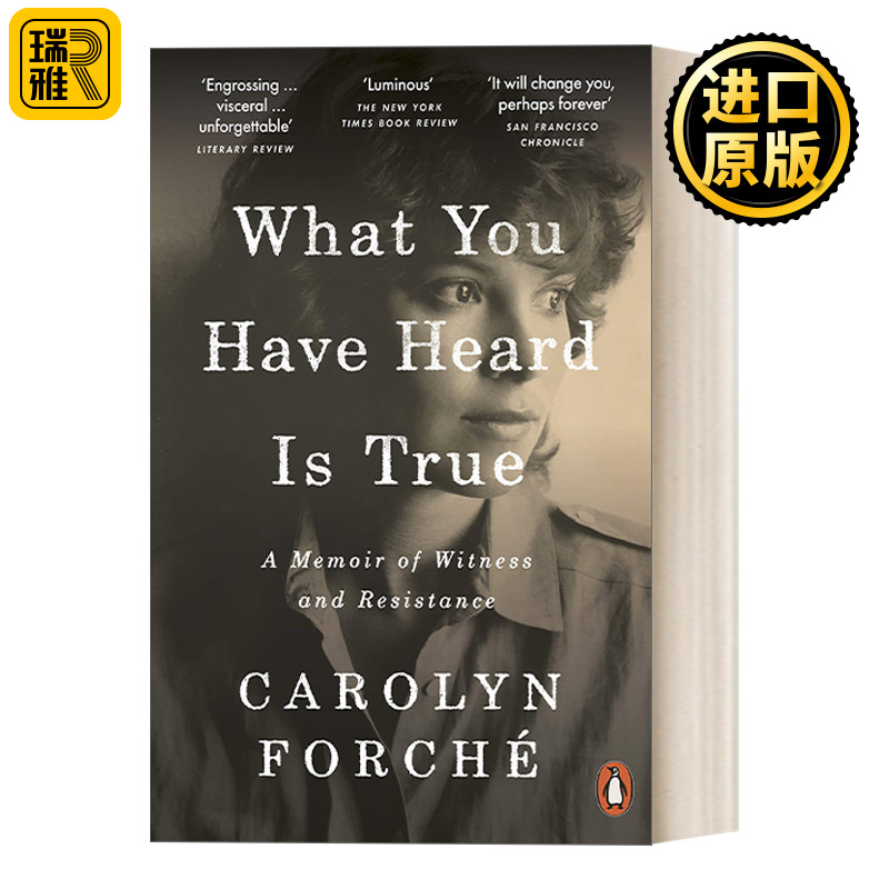 What You Have Heard Is True 所听为实：见证与抵抗的回忆录 卡罗琳·佛奇 入围美国国家图书奖