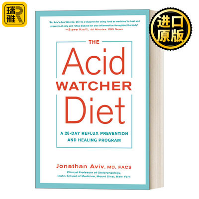 The Acid Watcher Diet 28 Jonathan Md Facs Aviv 英文原版书籍