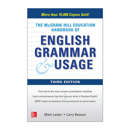英文原版 McGraw-Hill Handbook of English Grammar and Usage 英语语法与用法手册 第3版 英文版 进口英语原版书籍