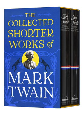 马克吐温短篇小说集 美国文库套装 英文原版 The Collected Shorter Works of Mark Twain 英文版 Louis J. Budd 进口英语原版书籍