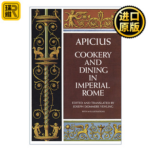 Dining and Imperial Apicius 英文原版 Rome Cookery