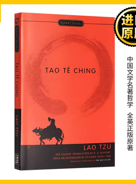 Tao Te Ching 老子道德经 英文原版 中国文学名著哲学 道家哲学思想 Lao Tzu 全英文版正版原著进口英语书籍