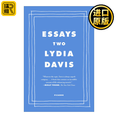 英文原版 Essays Two On Proust Translation Foreign Languages and the City of Arles 莉迪亚戴维斯文集卷2 进口英语书籍