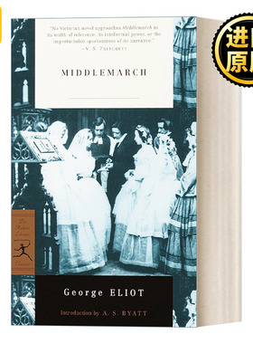 英文原版 Middlemarch (Modern Library Classics) 米德尔马契 George Eliot乔治·艾略特 兰登书屋现代图书馆经典系列