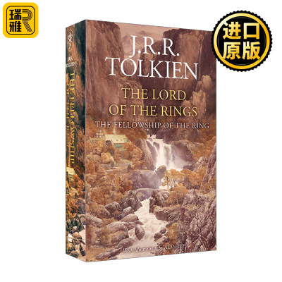 英文原版 The Lord Of The Rings (1) — The Fellowship Of The Ring 指环王1 精装水彩插画版