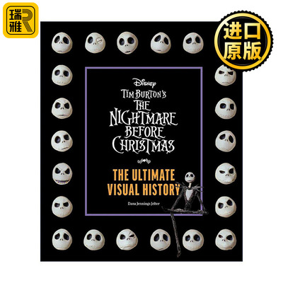 英文原版 Tim Burton's Nightmare Before Christmas 蒂姆伯顿 圣诞夜惊魂 视觉历史 精装 英文版 进口英语原版书籍