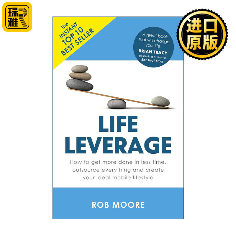 英文原版 Life Leverage 生活杠杆 短时间发挥大生产力 挣钱驾驭金钱作者 英文版 进口英语原版书籍