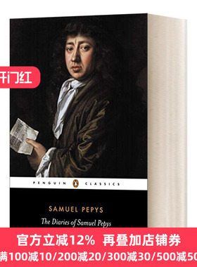 塞缪尔佩皮斯日记选集 英文原版 The Diary of Samuel Pepys A Selection 英文版 Samuel Pepys 进口英语原版书籍