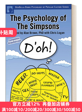 英文原版 The Psychology of the Simpsons D'oh! 美国动画辛普森一家中的心理学 影视评论 心理学研究 阿森一族家庭 进口英语书籍