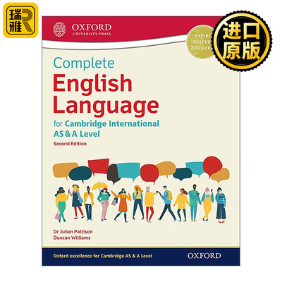 英文原版 Complete English Language For Cambridge International AS And A Level Student Book 牛津剑桥国际考试教材 英语语言