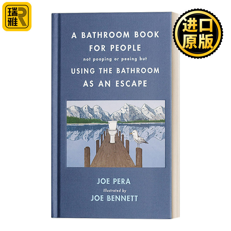 英文原版 A Bathroom Book for People Not Pooping or Peeing but Using the Bathroom as an Escape 精装漫画 进口英语原版书籍
