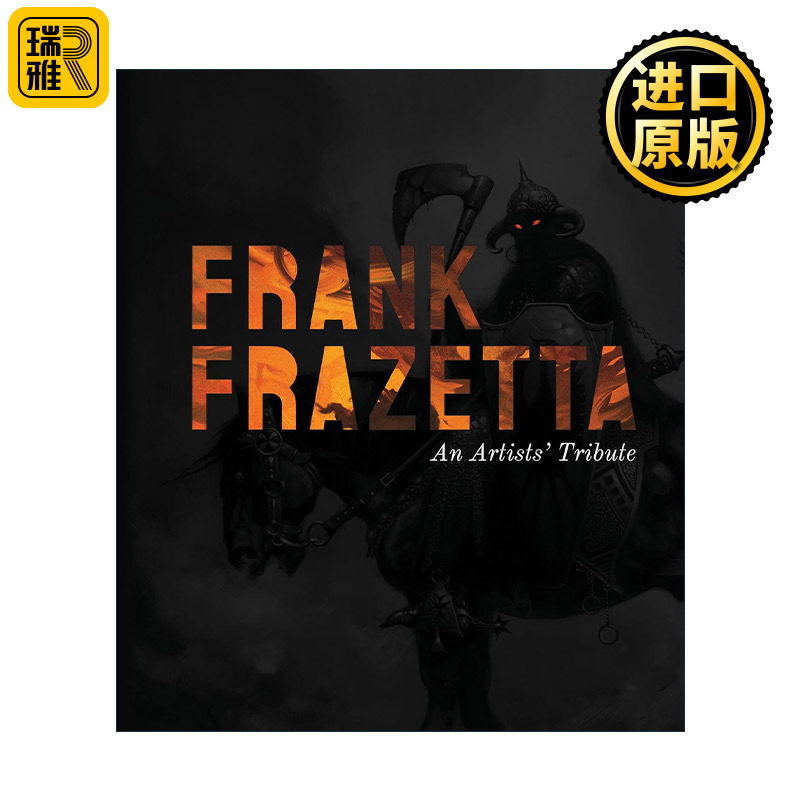 英文原版 Frank Frazetta 致敬弗兰克·弗雷泽塔专题艺术画册 科幻插图界巨人 雨果奖得主 精装收藏版 英文版 进口英语原版书籍