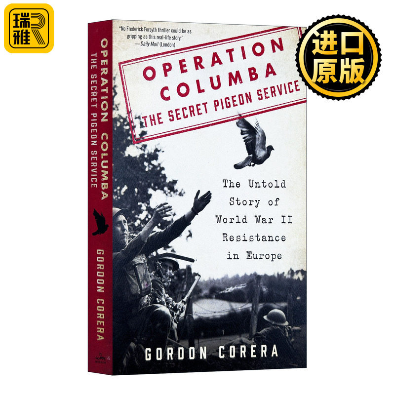 英文原版 Operation Columba--The Secret Pigeon Service 科罗巴行动 战鸽特工 AP欧洲历史读物 二战期间不为人知的欧洲抗战故事