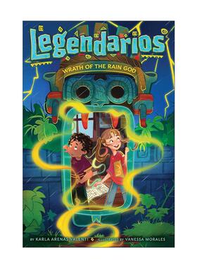 英文原版 Wrath of the Rain God 雨神之怒 传奇人物系列 神话动作冒险小说 英文版 进口英语原版书籍