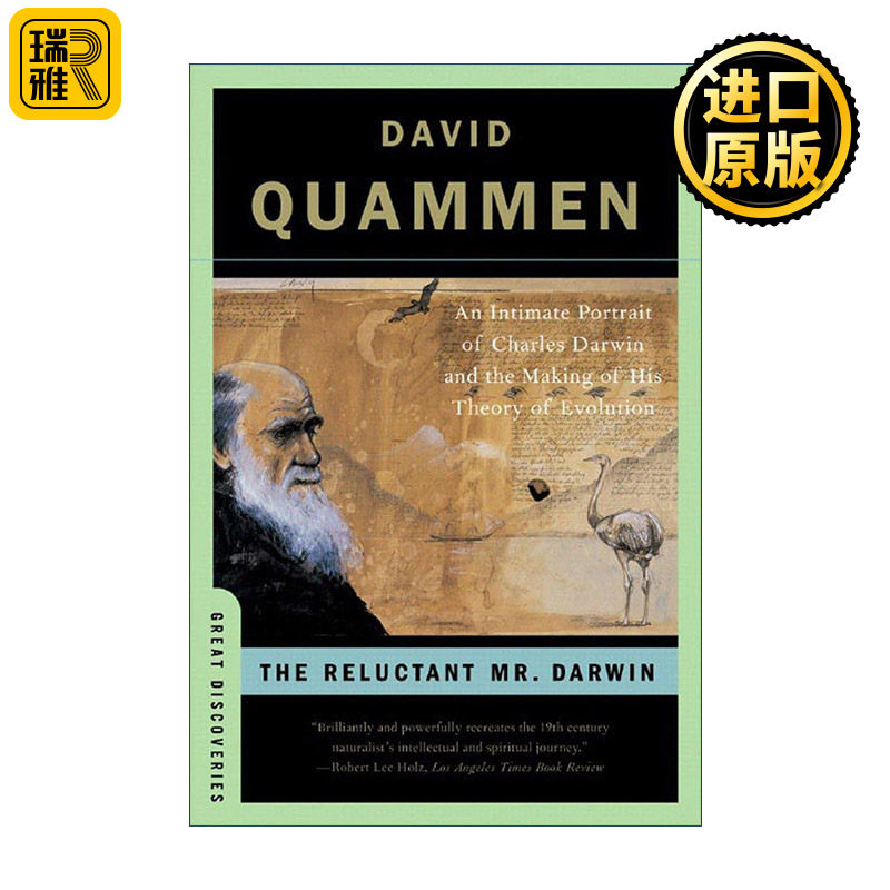 The Reluctant Mr. Darwin 不称职的英雄 达尔文与难产的物种起源 致命接触作者大卫·奎曼David Quammen