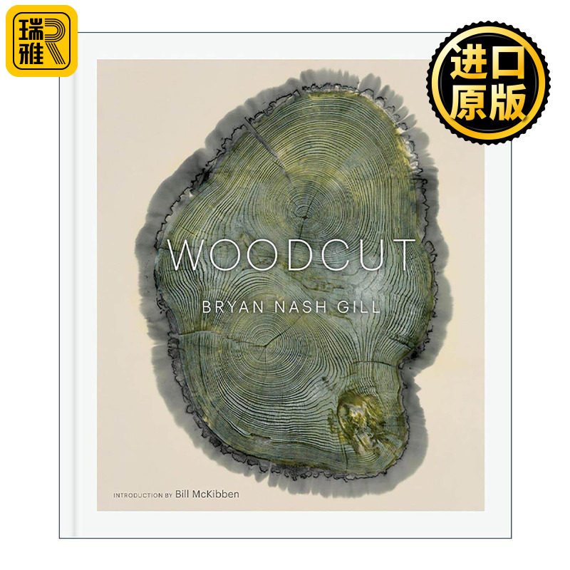 英文原版 Woodcut 树的指纹 年轮 精装画册 英文版 进口英语原版书籍